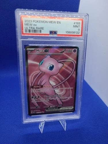 2023 Pokemon Mew Ex 193/165 Ultra Rare Scarlet Violet 151 PSA 9
