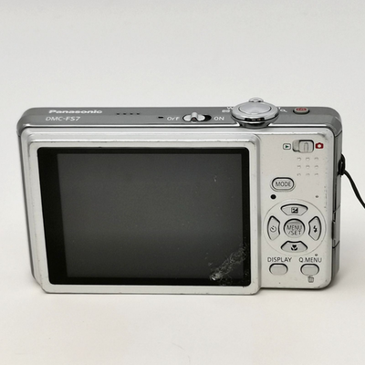 Panasonic LUMIX DMC-FS7 Silver 10.1 MP Compact Digital Camera Used