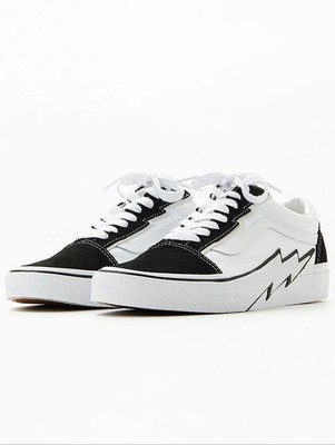 Vans Old Skool Bolt Low Black/White 38 Mens 6 Womens 7.5 Worn Once EUC