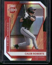 2021 Panini Elite Extra Edition #138 Caleb Roberts Prime Numbers C Die Cut #/193