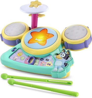 Vtech Bluey Hooray Drum Set Musical Toy for Kids