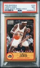 LeBron James 2003 Bazooka Home White Jersey GOLD #223 Rookie Card PSA 7.5 NM+
