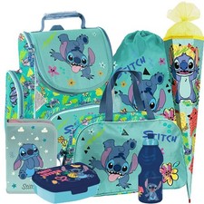 Lilo und Stitch Schulranzen Ranzen Schulrucksack Set mit Schultüte Sporttasche