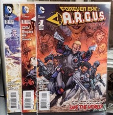 Forever Evil A.R.G.U.S. #1 - 3 Gates Tan Edwards 3 BOOK RUN DC Comics 2013 NM