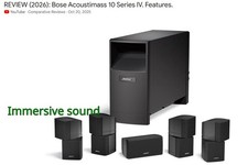 Bose Acoustimass 10 Series V Home Theater Speaker System - Black