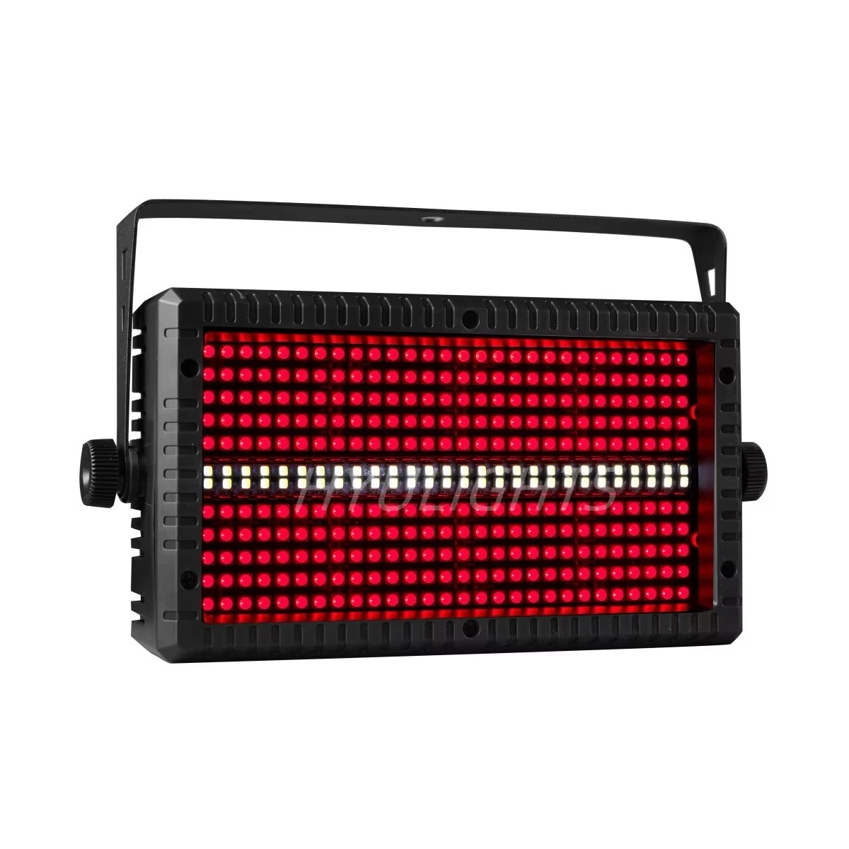 2 piezas por lote 60W Mini LED estroboscópico RGBW 4in1 8 particiones blancas 8000K DMX DJ Party