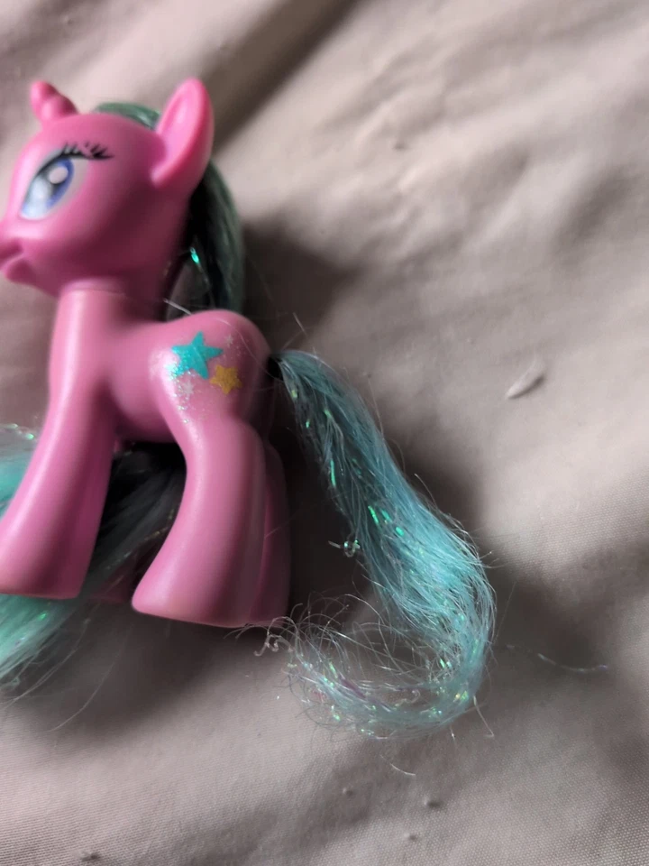 My Little Pony G4 Starbeam Twinkle Pink Brushable Figure 3" Tinsel Mane Unicorn - Image 3 of 4
