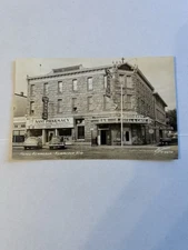 RARE🇺🇸VTG R.P.P.C. HOTEL - KEMMERER  WYOMING POSTCARD/SANBORN Y-2669 👀L👀K👀