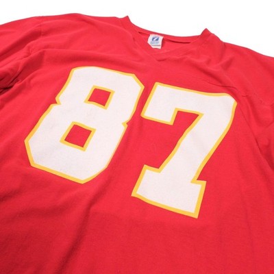 Vintage 1990s Kansas City Chiefs Tamarack Vanover #87 Short Sleeve T Shirt XL