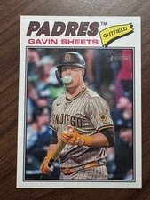 Gavin Sheets 2026 Topps Heritage - Short Print San Diego Padres #127