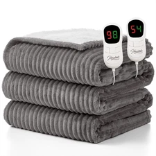 Electric Heated Blanket Queen Size - 84"x90" Heating Blanket Queen Size Dual ...