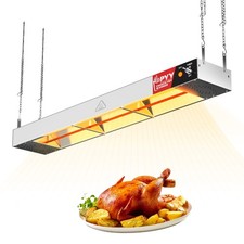Food Heat Lamp Strip - 36 Inch Commercial Food Heating Lamp, 500W Hanging Sta...