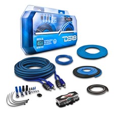 DS18 Amplifier Wiring Installation Kit Blue CCA 4 Gauge Kit Blue 1680W AKIT4.BL