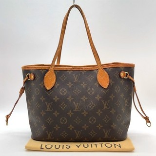Auth Louis Vuitton Monogram Neverfull PM M40155 Tote Bag W/Dustbag NS061427