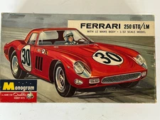 Monogram Ferrari 259 GTO/LM (Red) 1/32 scale slot car with box