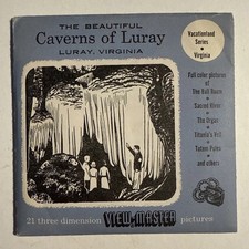 View-Master THE BEAUTIFUL CAVERNS OF LURAY Virginia 194 A,B,C - 3 Reel Set V3