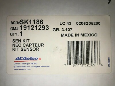 ACDelco GM 19121293 Fuel Level Sensor Kit | eBay