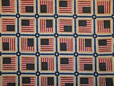 American Freedom Combed Cotton Digitally Printed Patriotic American Flag Fabric
