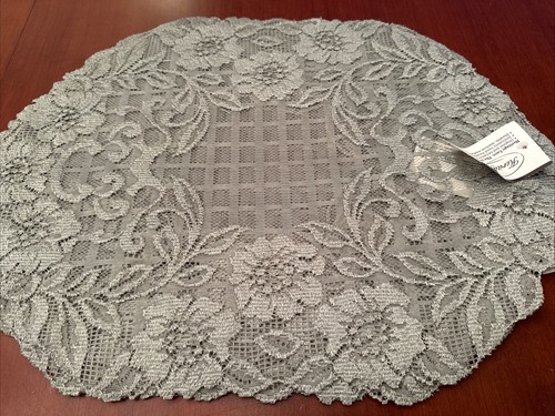 Set Of 6 Vintage Heritage Lace Victorian 14”x 20" Placemats Green “Fern” NWT - Picture 8 of 8