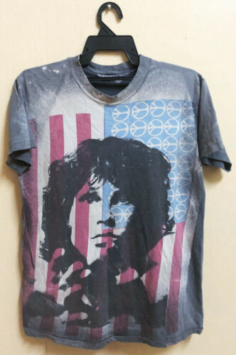 VINTAGE 80's JIM MORRISON ACID WASH MOSQUITOHEAD T