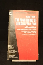 Mark Twain The Adventures Of Huckleberry Finn Monarch Notes 1977 Reference Book