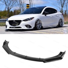 Fits For Mazda 3 Front Bumper Lip Chin Spoiler Splitter Body Set Glossy Up Fits For Mazda 3 Front Bumper Lip Chin Spoiler Splitter Body Set Glossy Up