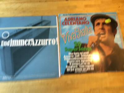 Adriano Celentano [2 Vinyl]  Mondo In Mi / und immer Azzurro PROMO + Viva Italia