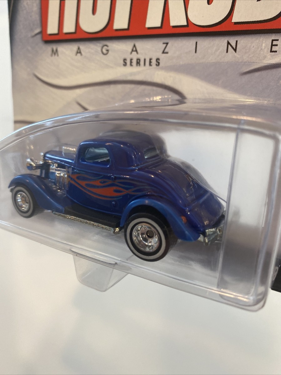 34 Ford Coupe 限定版ミニカー2台セット　2004年製 First Gear WIX Filters 1934 Ford Coupe Red Yellow Flames Die