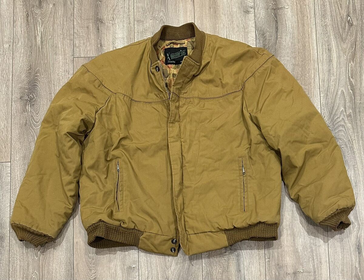 Vintage MASTER-JAC Men's Full-Zip Quilted-Lined Bomber Vintage MASTER-JAC Men's Full-Zip Quilted-Lined Bomber