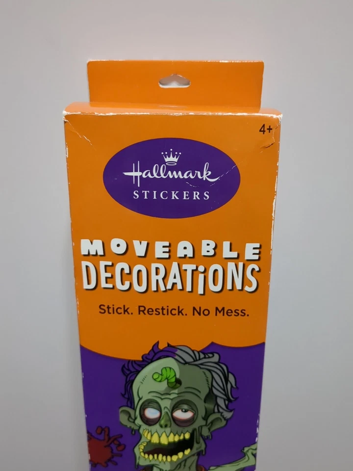 HALLOWEEN ZOMBIE Decoraciones Movibles CALCOMANÍAS Pegatina Sello Pegatinas Usadas Foto 2 de 4