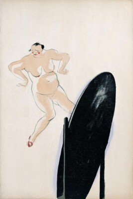 Mirror Mirror  Paul Colin 1925 Jazz Age Art Deco Illustration Print Modern Decor