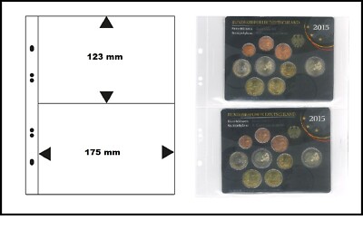 1-LINDNER-MU1363-Multi-Collect-Münzhüllen-2x-4 27/32x6 7/