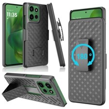 For Motorola Moto G Power G 2025/2024 Case Belt Clip Holster Cover Screen Glass