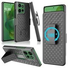For Motorola Moto G Power G 2025/2024 Case +Belt Clip Holster Cover+Screen Glass