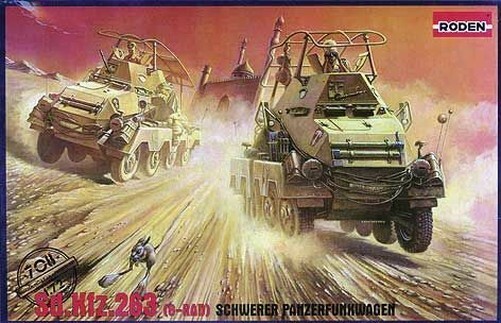 Roden 708 - 1:72 Sd.Kfz. 263 (8-Rad) Schwerer Panzerfunkwagen - New