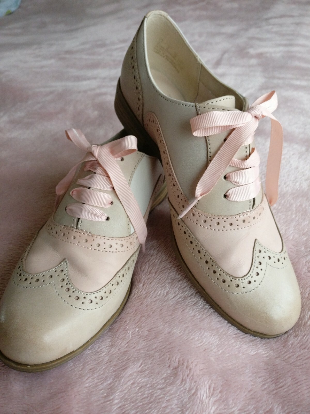 Ladies Narrative Brogues Wide Fit 