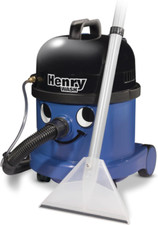 Henry Wash Wet Dry Vacuum Cleaner Blue Corded 6L Carpets Floors Upholstery Clean