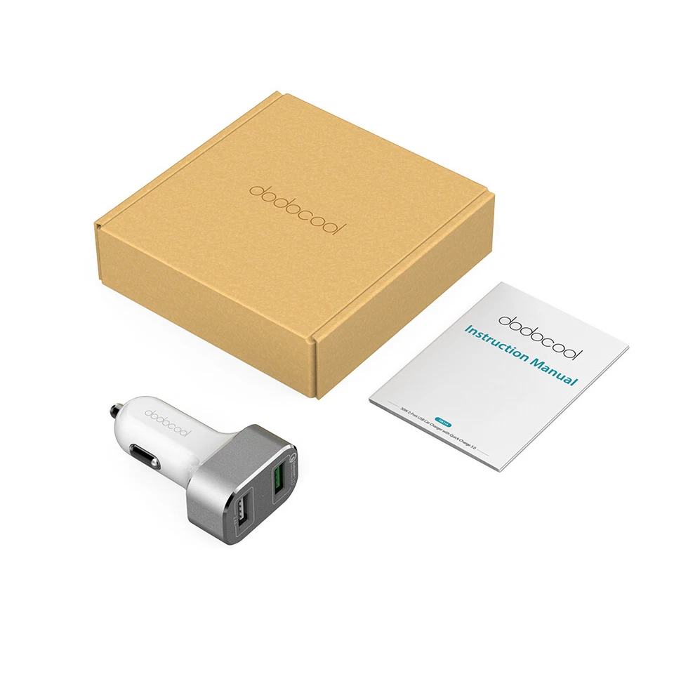 Dodocool 30W 2-Port USB Car  3.0 with Quick  for Smartphone R2Y3 - Image 2 of 4