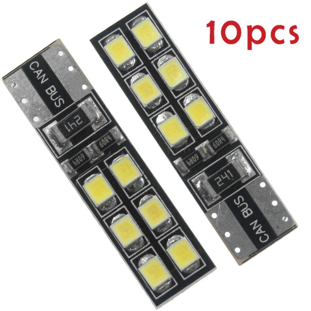W204 C300 C350 LED Lights 10 * 6000K White Accessories Bulb DC12V