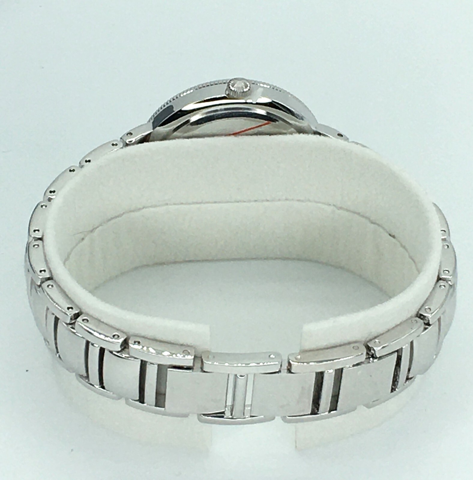 QVC DMQ Diamonique Bracelet Watch with Two Bezels 3 ATM Water Resistant