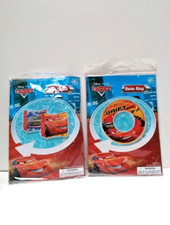 Disney Cars Lightning Mcqueen Kids Water Wings Arm Floats, 20" Swim Ring Tube