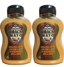 Kikkoman Sriracha Mayo 8.5 Ounce (Pack of 2) Burger Sandwiches Dips USA 