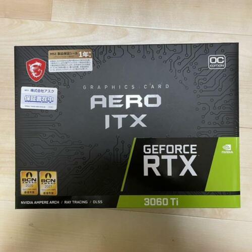 MSI GeForce RTX 3060 Ti AERO ITX 8G OC LHR RT scheda grafica GDDR6 - Foto 1 di 10