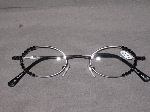 Made with Swarovski Crystal Jeweled Reading Glasses +1.00 Oval Bling Frames NEW! - Picture 13 of 13