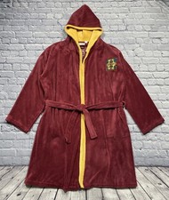 Harry Potter Hogwarts Bath Robe Large Hooded Wizard Cosplay Costume Loungewear