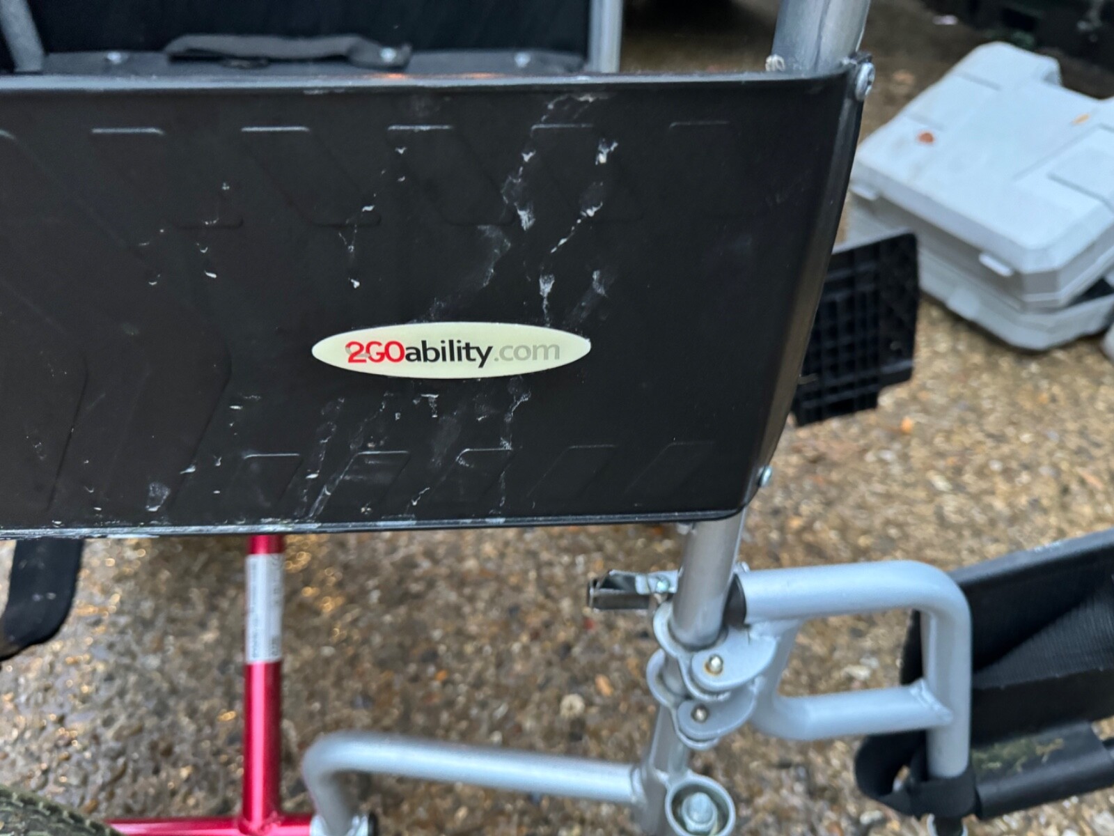 FOLDING TRAVEL WHEELCHAIR Transport Wheelchair eBay