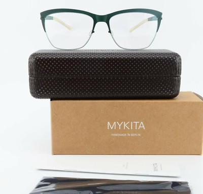 MYKITA Berlin Damen Brille NO.1 ARETHA 55-16 140 COL178 Hellgrau Grün Steel M