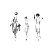 Past Patterns 3582 - 1920s Slip-On Costume Sewing Pattern bust 32"-44"