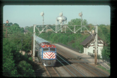 METRA 188 COMMUTER TRAIN #1251 --- Original Slide T7-9