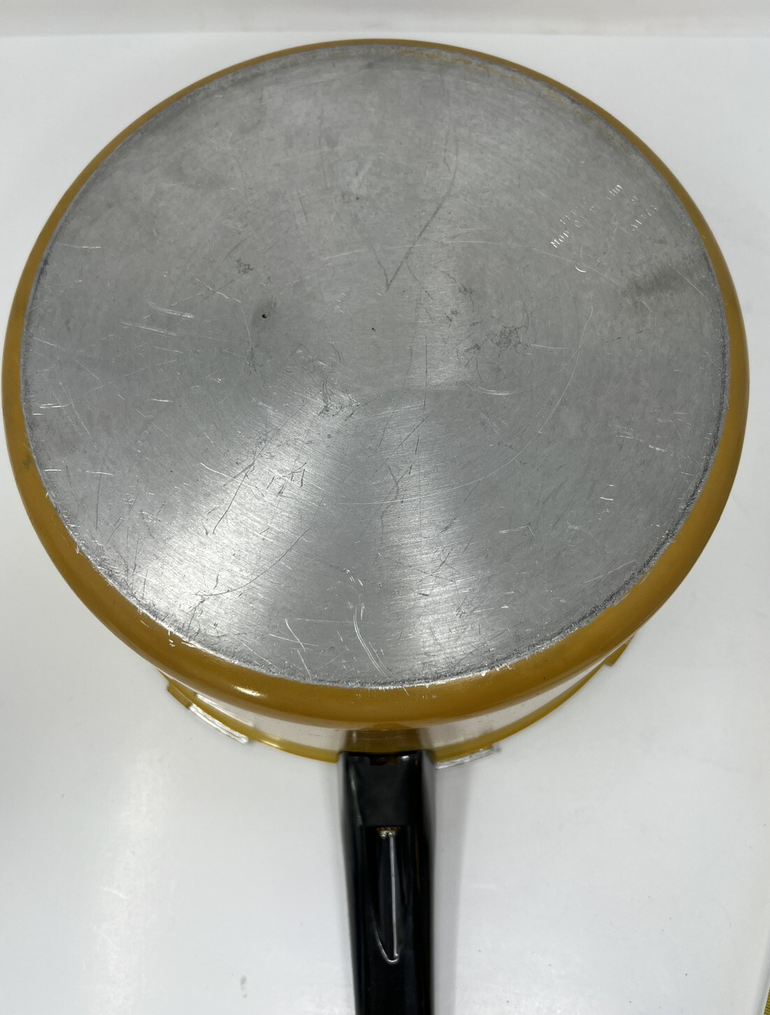 Vintage Presto Deluxe Pressure Cooker Harvest Gold Red Design MCM